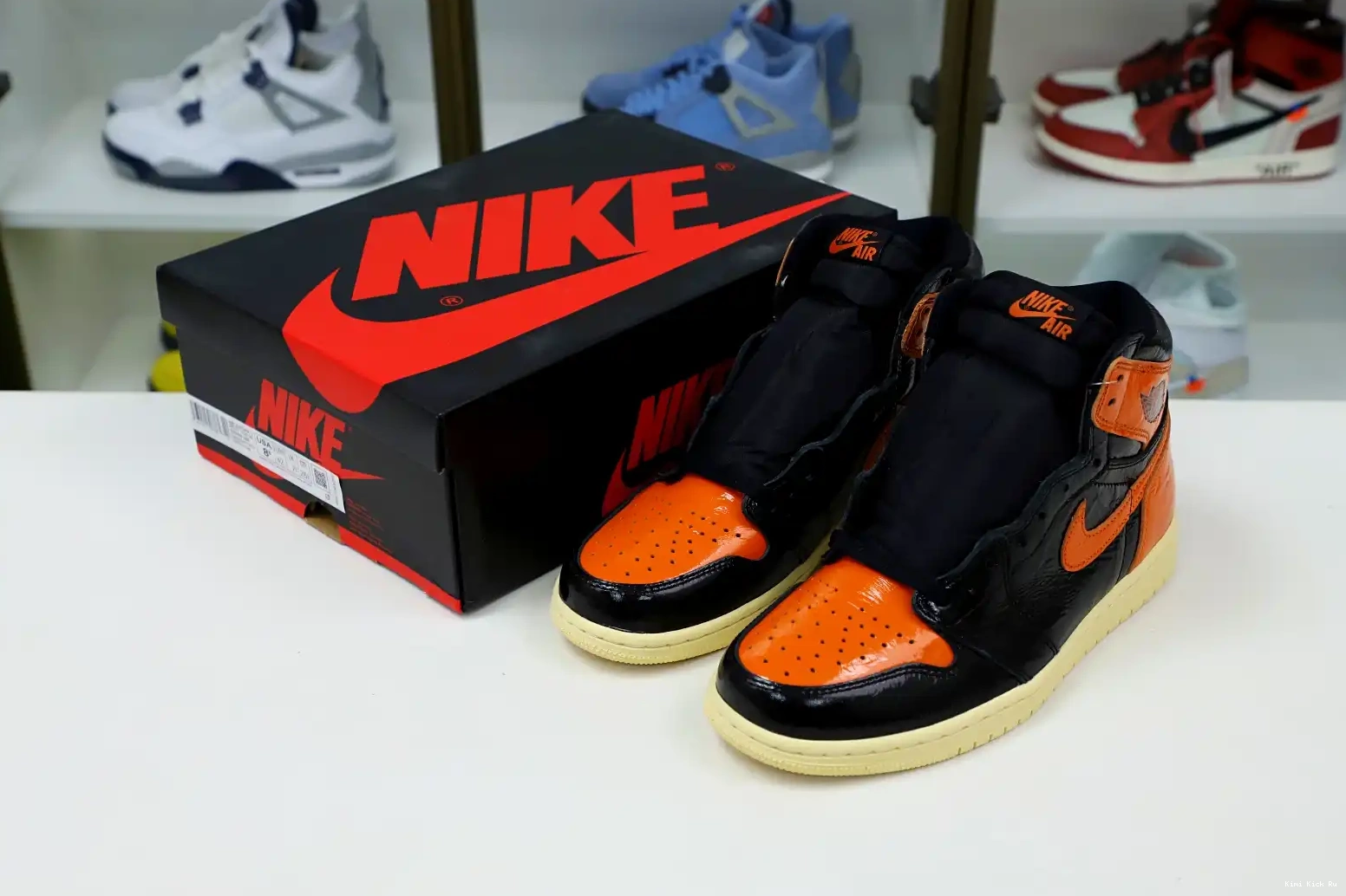 OG 'SHATTERED AIR RETRO JORDAN 1 3.0' BACKBOARD Kimikick HIGH 0807